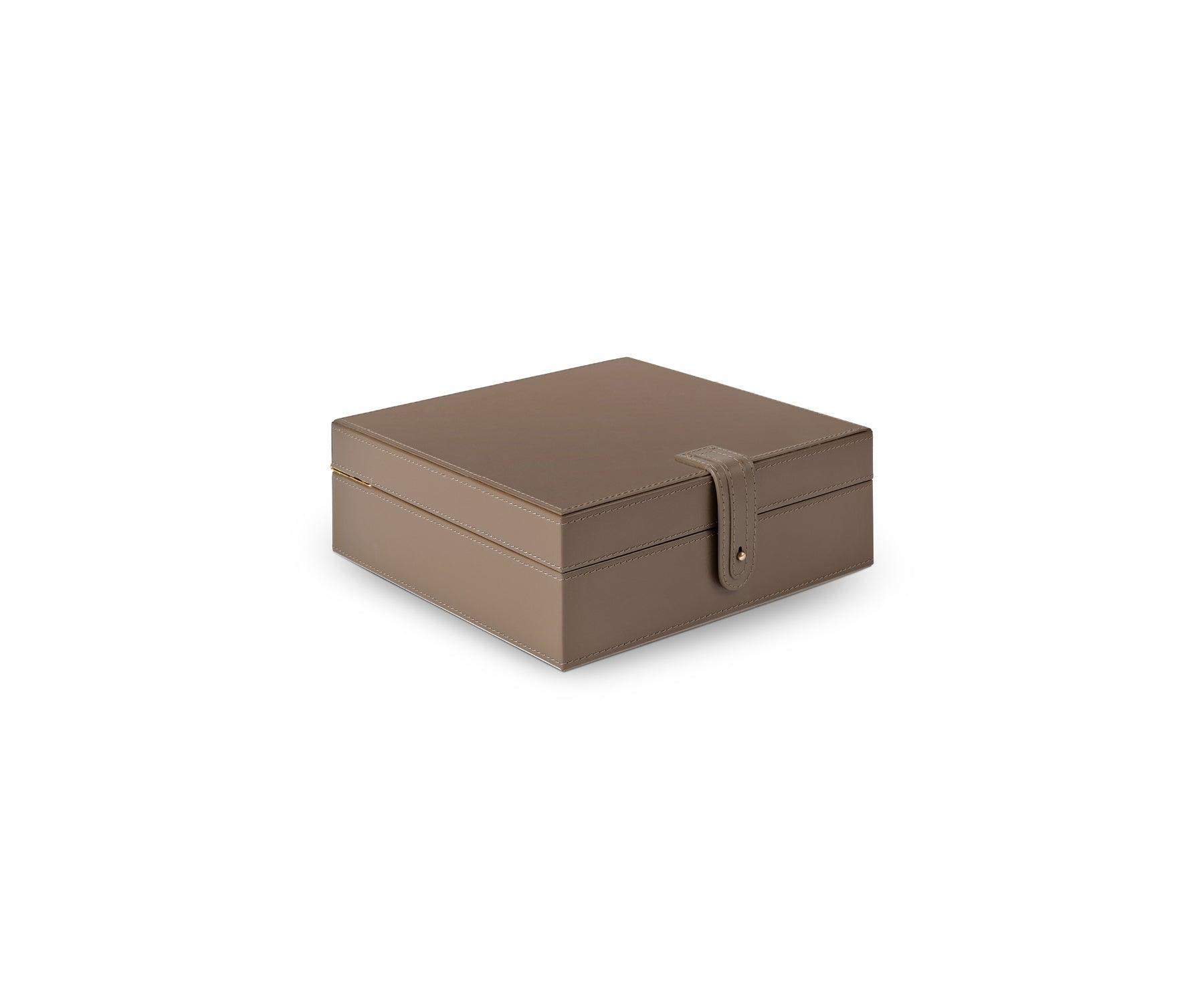 Buy Olive Green Tesoro Watch Box - Eco-Friendly Bonded Leather - Taamaa