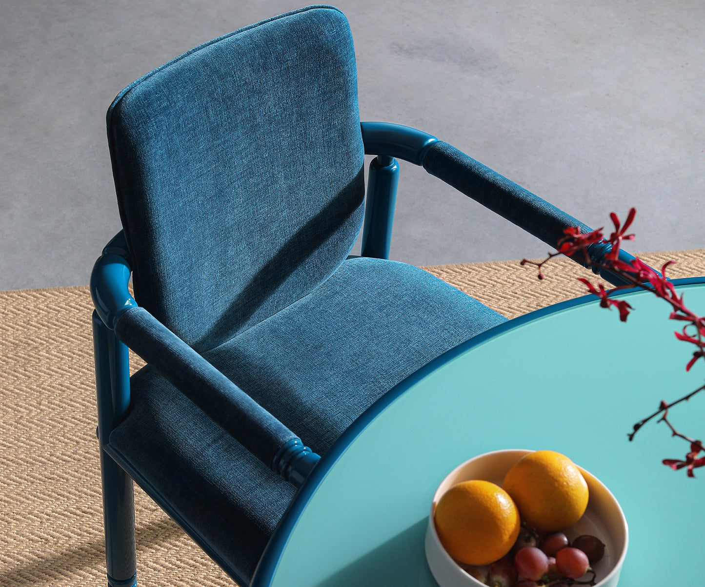 Brue Dining Chair, Aqua