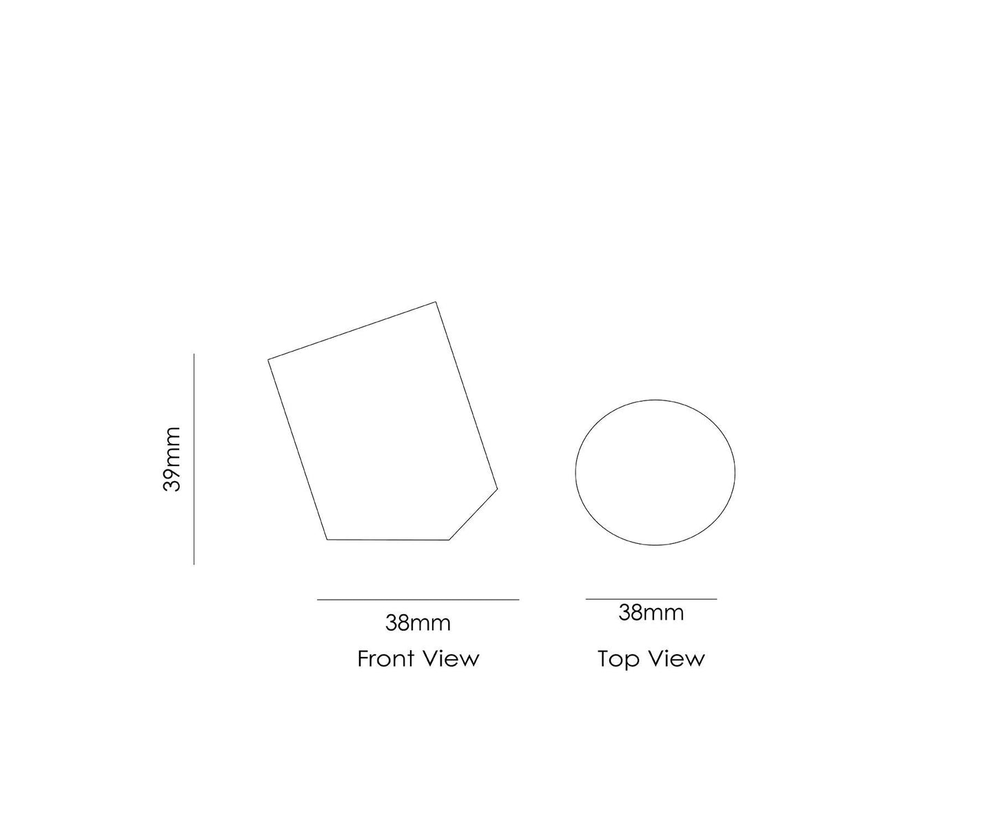 Stainless Steel Pica 30ml & 60ml Jiggers Set