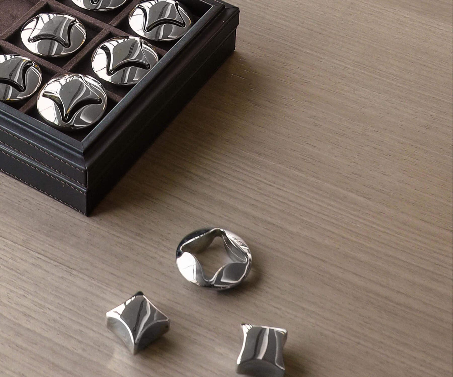 Buy Brown Tic Tac Toe Leisure Board Game - Stylish Interior - Taamaa