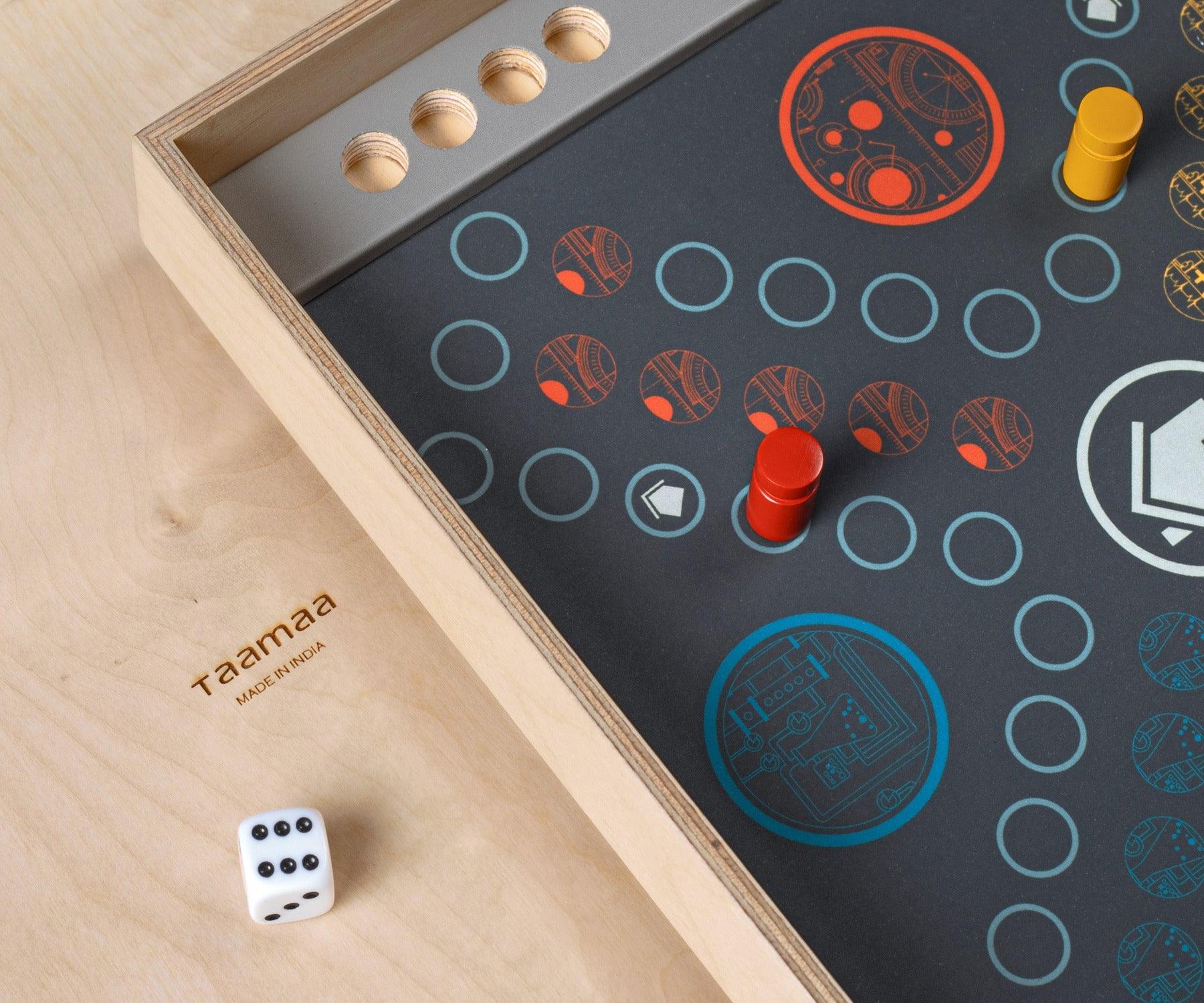 Buy Wooden Ludo Prisma Game - Coffee Table Decor - Taamaa