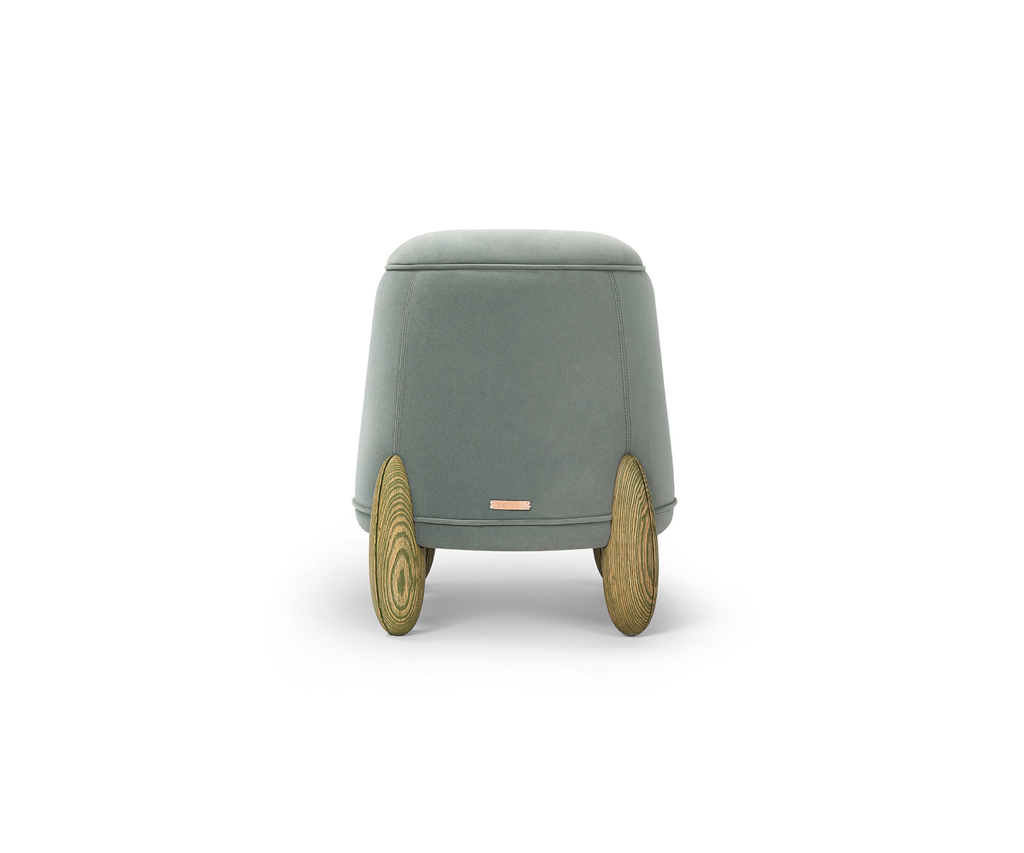 Astro Tip Pouffe, Distressed Green