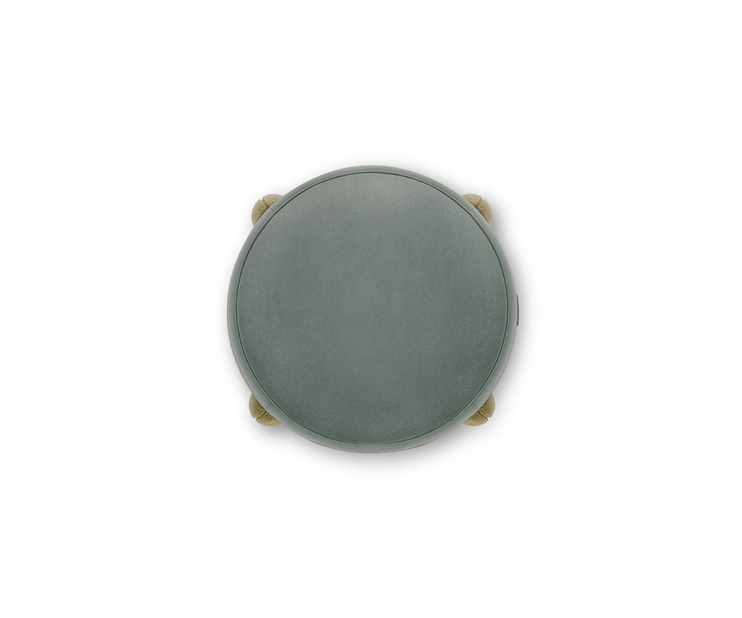 Astro Tip Pouffe, Distressed Green