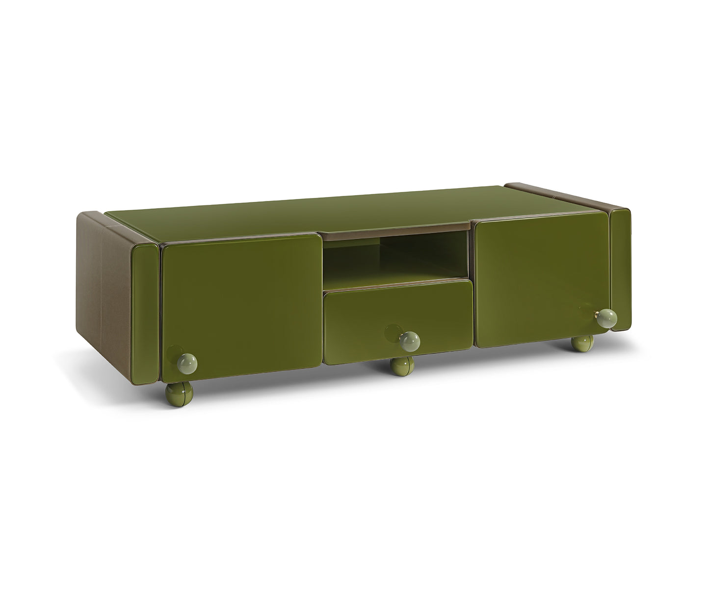 Bau media cabinet, Green