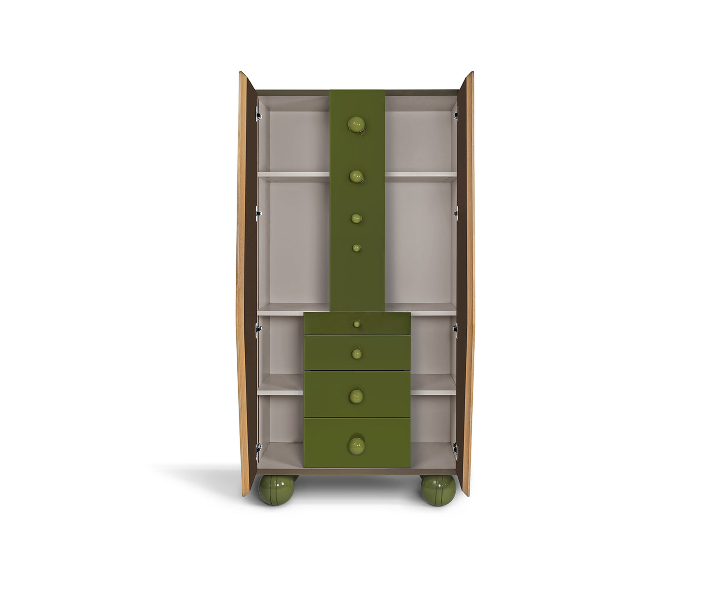 Bau tall cabinet, Green