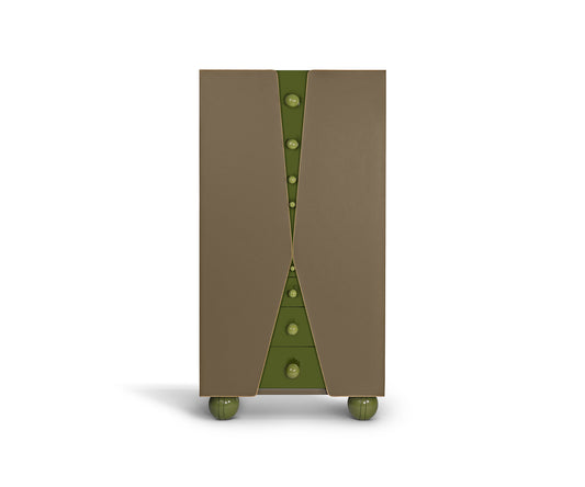 Bau tall cabinet, Green
