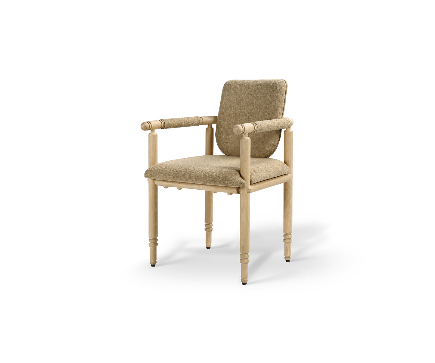 Brue Dining Chair, Distressed Beige 02