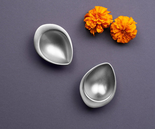 Set of 2 - Nickle Divya - With Flowers - Taamaa.in