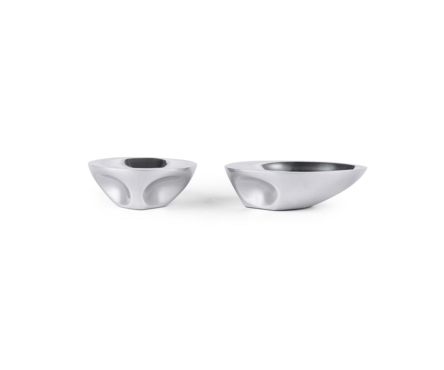 Buy Nickle Diya - Set of 2 - Dimensions: 8.7 x 6.5 x 2.5 cm - Taamaa.in