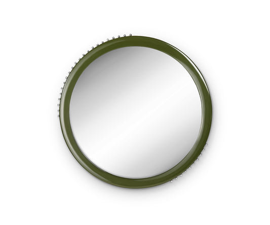 DOTTIE WALL MIRROR, GREEN