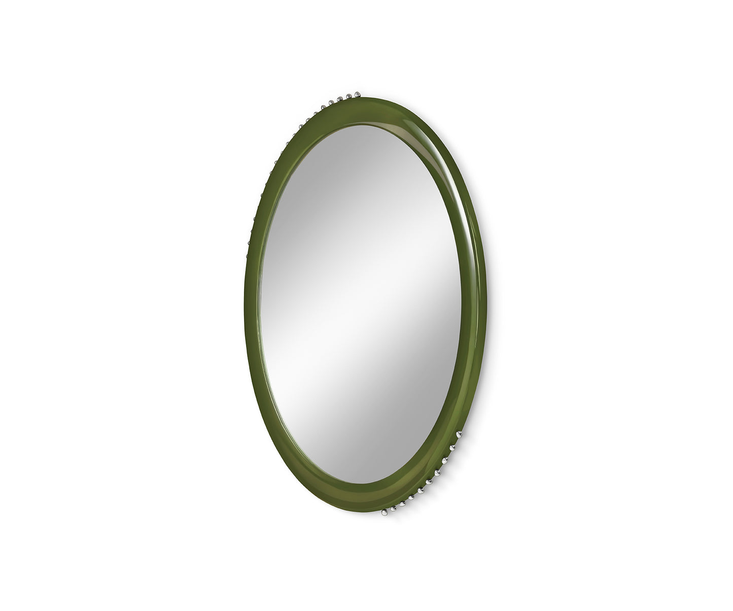 DOTTIE WALL MIRROR, GREEN