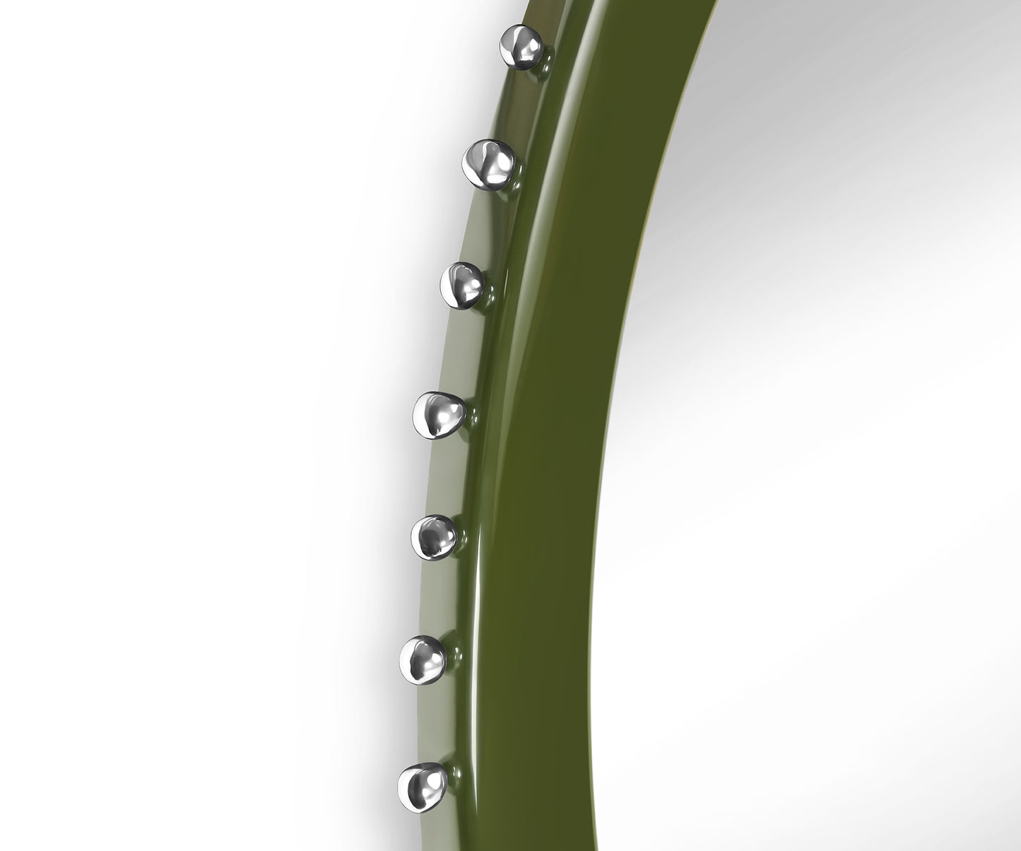 DOTTIE WALL MIRROR, GREEN