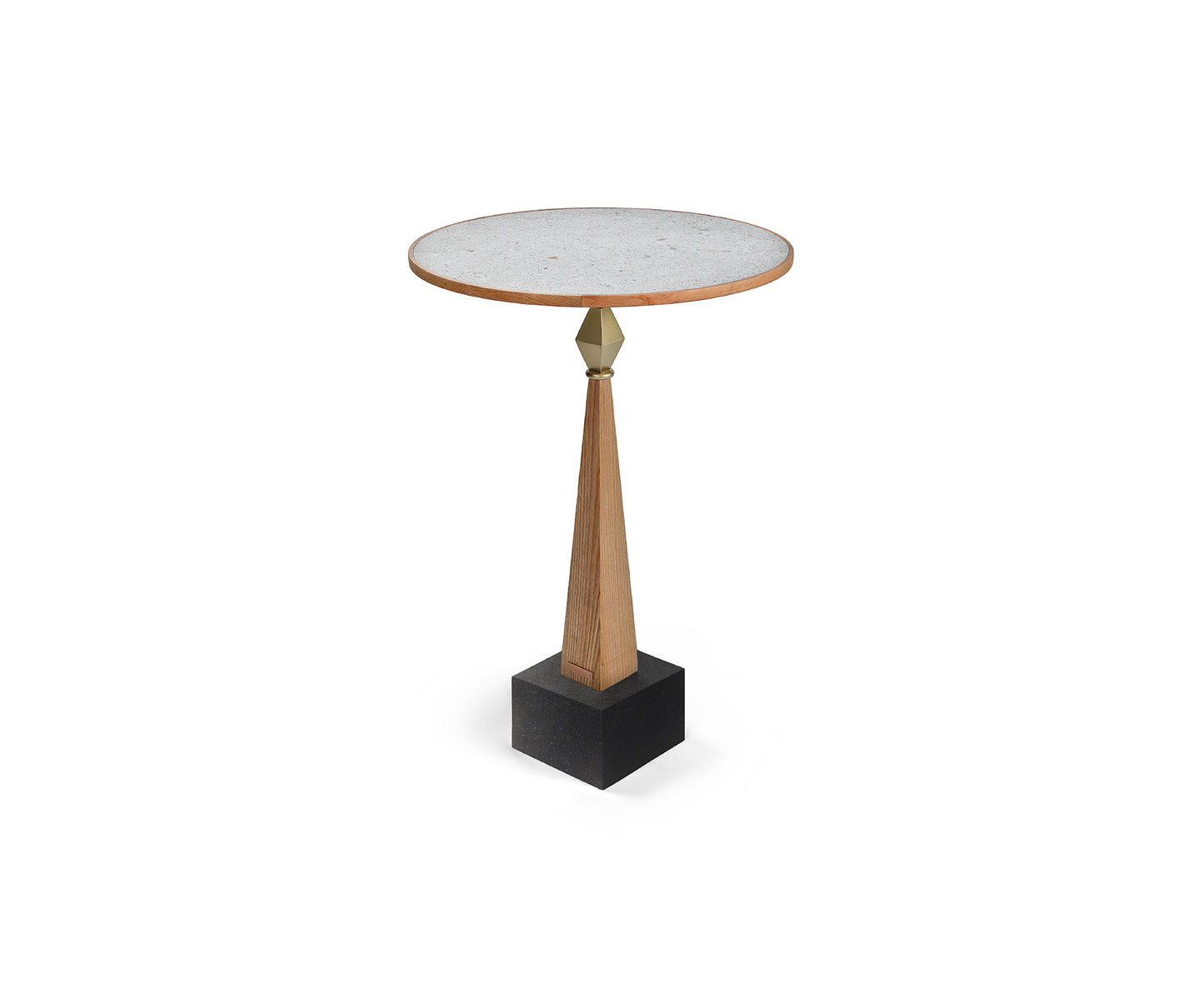 Equa Accent Table, Distressed Rust