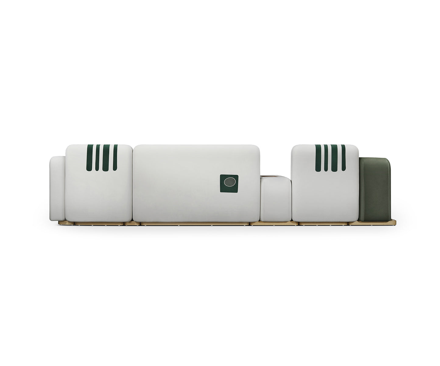 Eyo Modular L Seater Sofa, Green