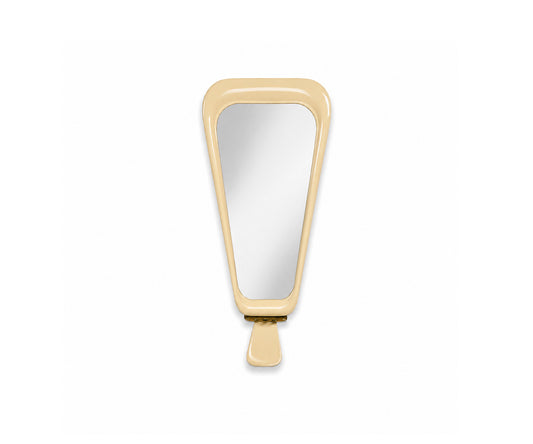 Halo brace wall mirror, Beige