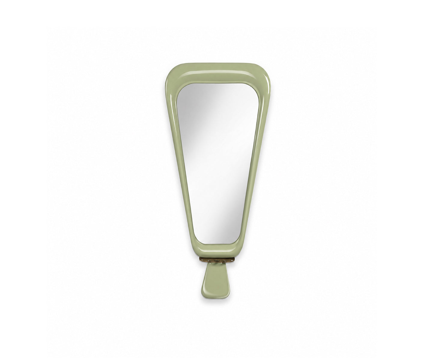 Halo brace wall mirror, Green