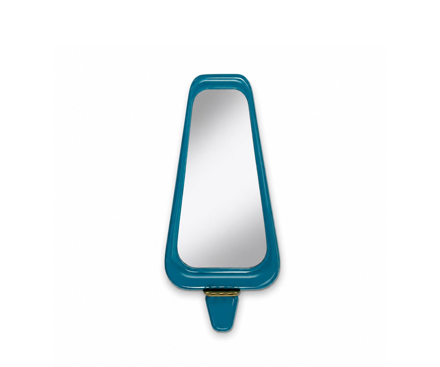 Halo semi wall mirror, Aqua