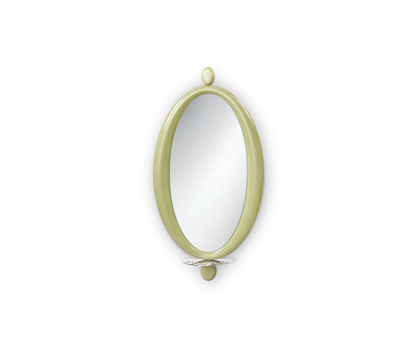 Halo Dash wall mirror, Green