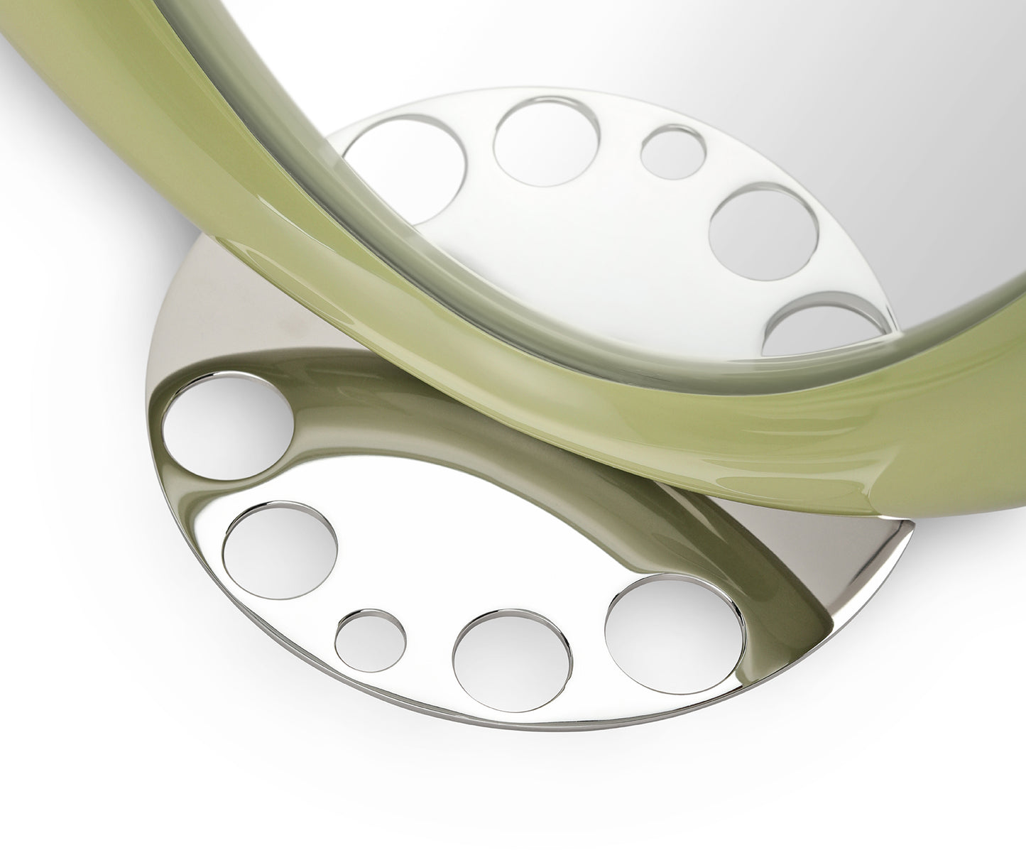 Halo Dash wall mirror, Green