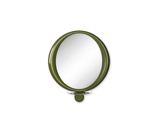 Halo dot wall mirror, Green