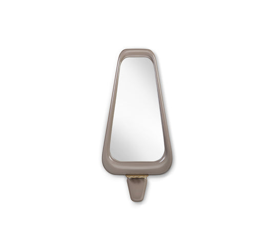 Halo semi wall mirror, Neutral