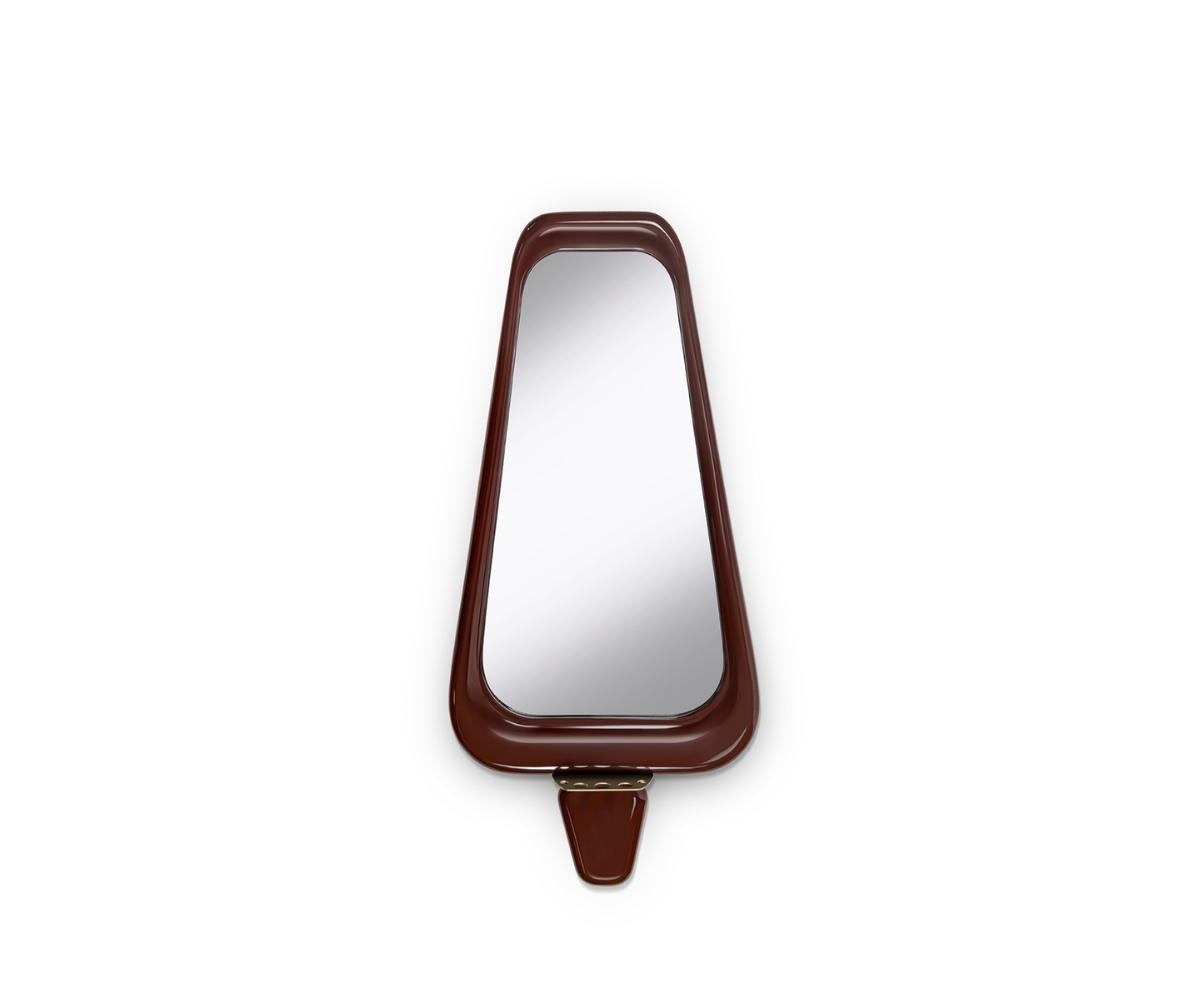 Halo semi wall mirror, Beige