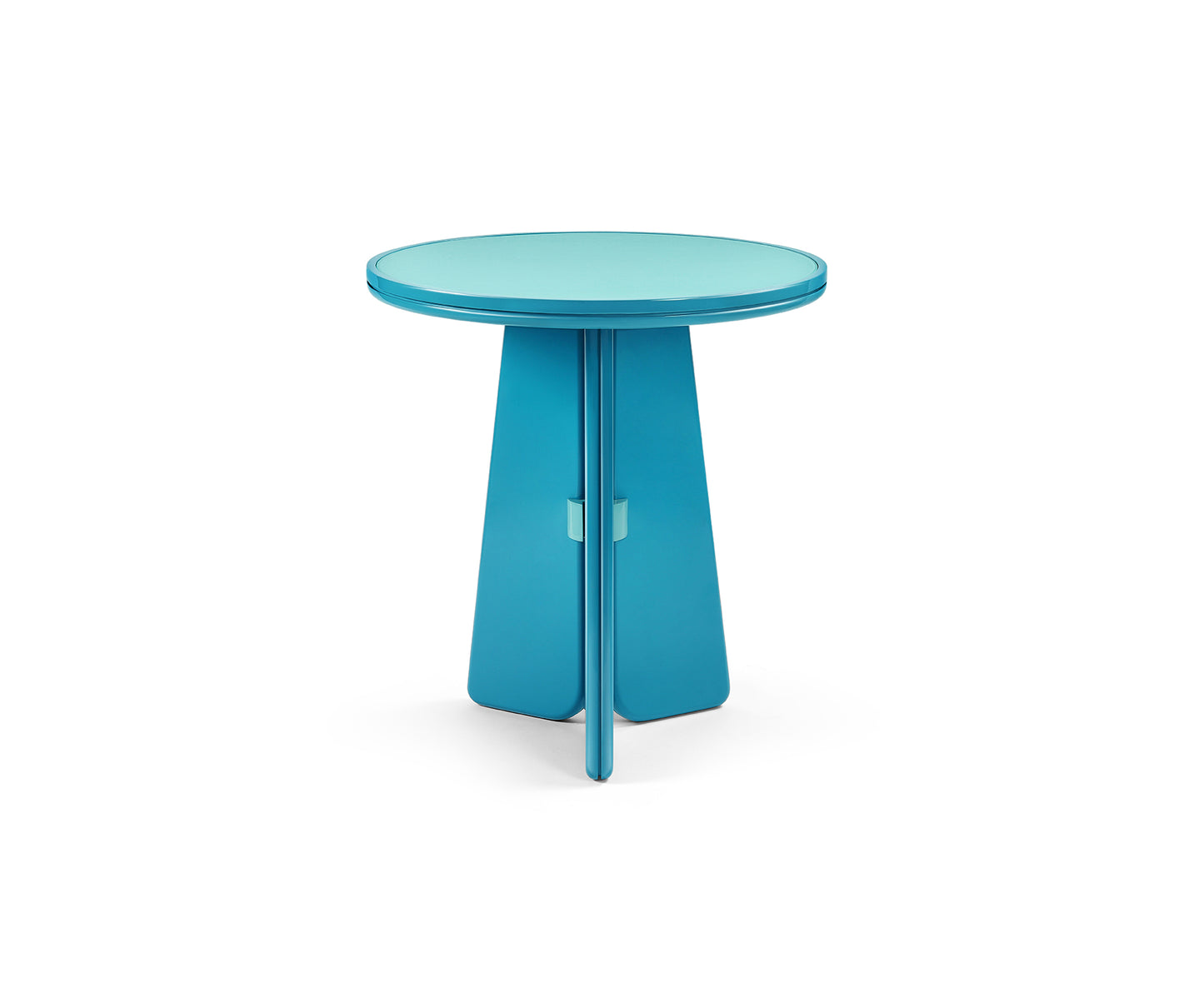 Keel Side Table, Aqua