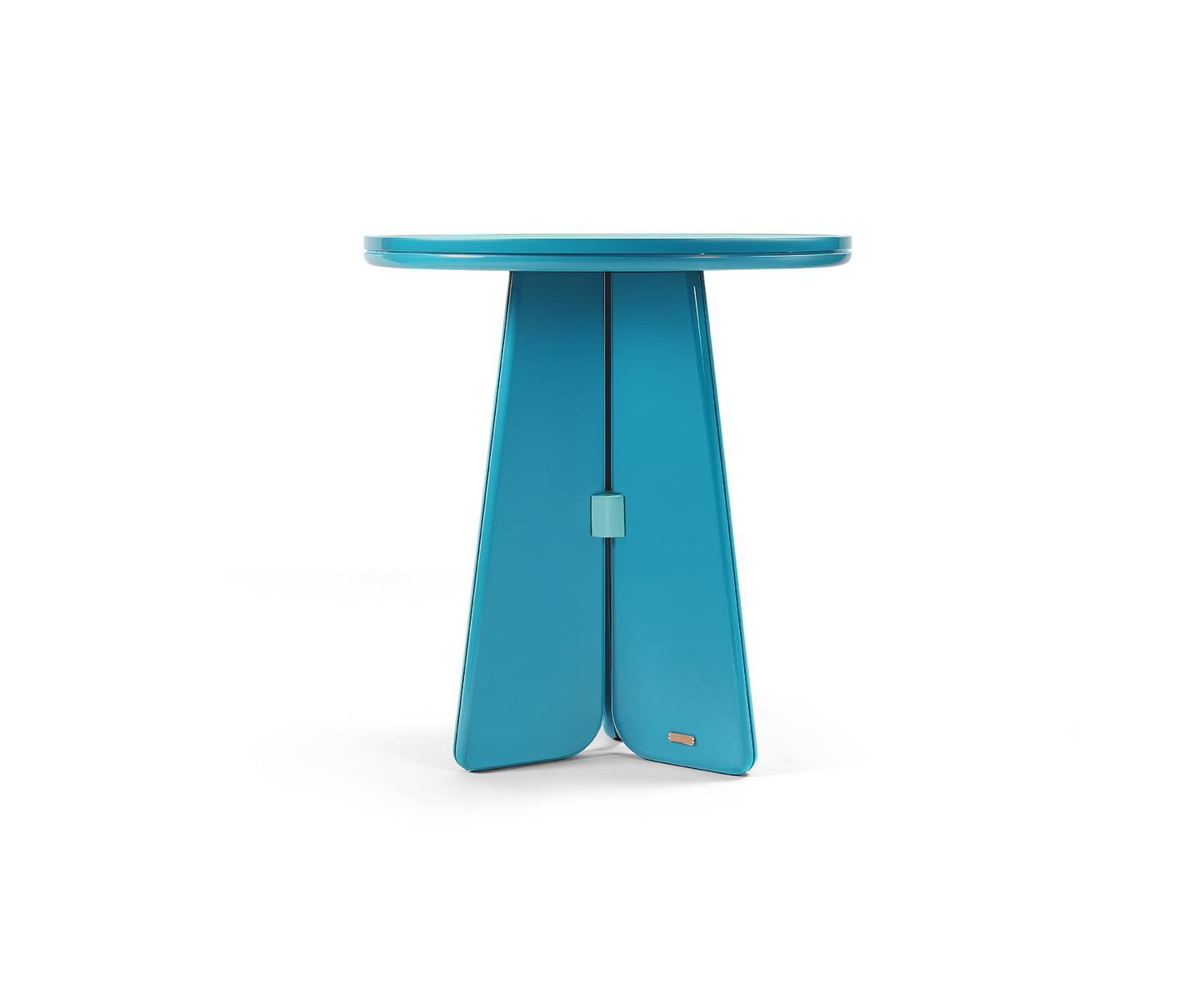 Keel Side Table, Aqua