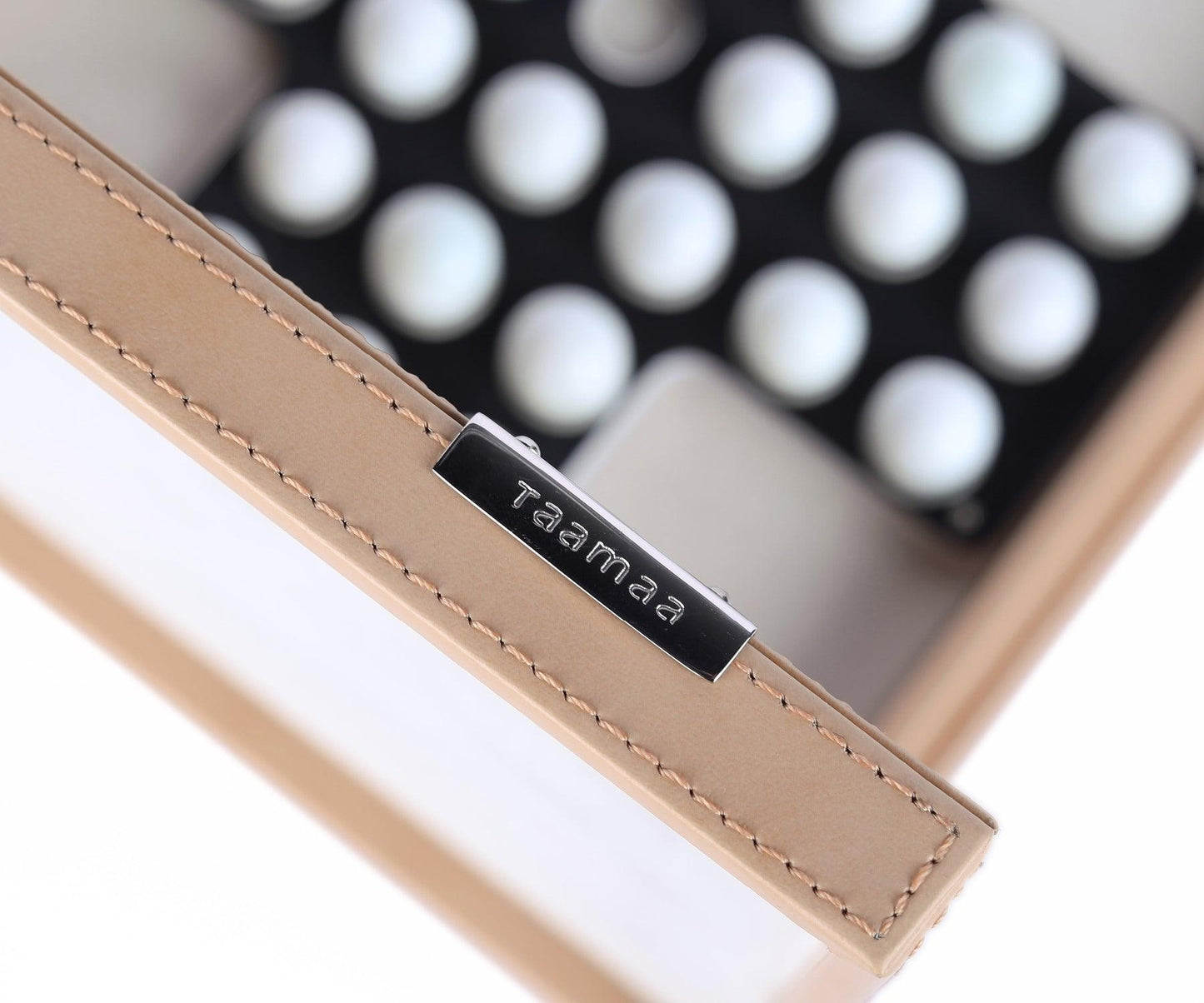 Buy Nude Brainvita Leisure Board Game - Premium Metal & Leather Finish - Taamaa