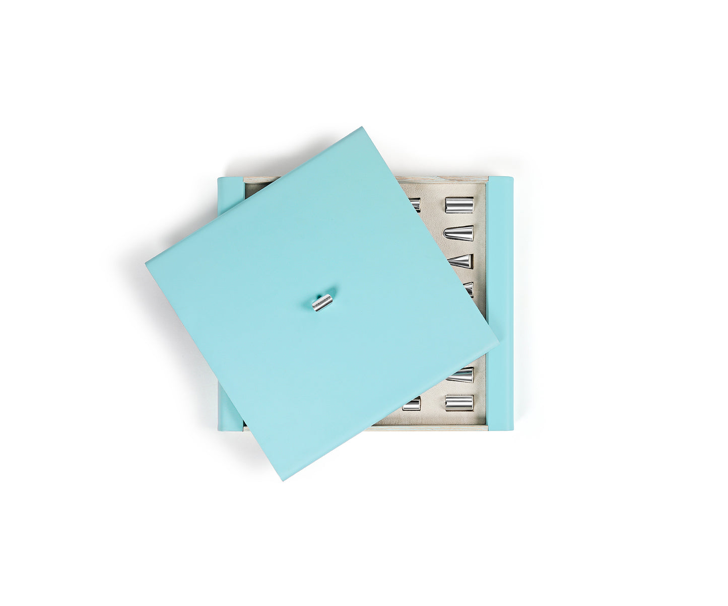 Turquoise Mirai Chess & Checkers Game Gift Set