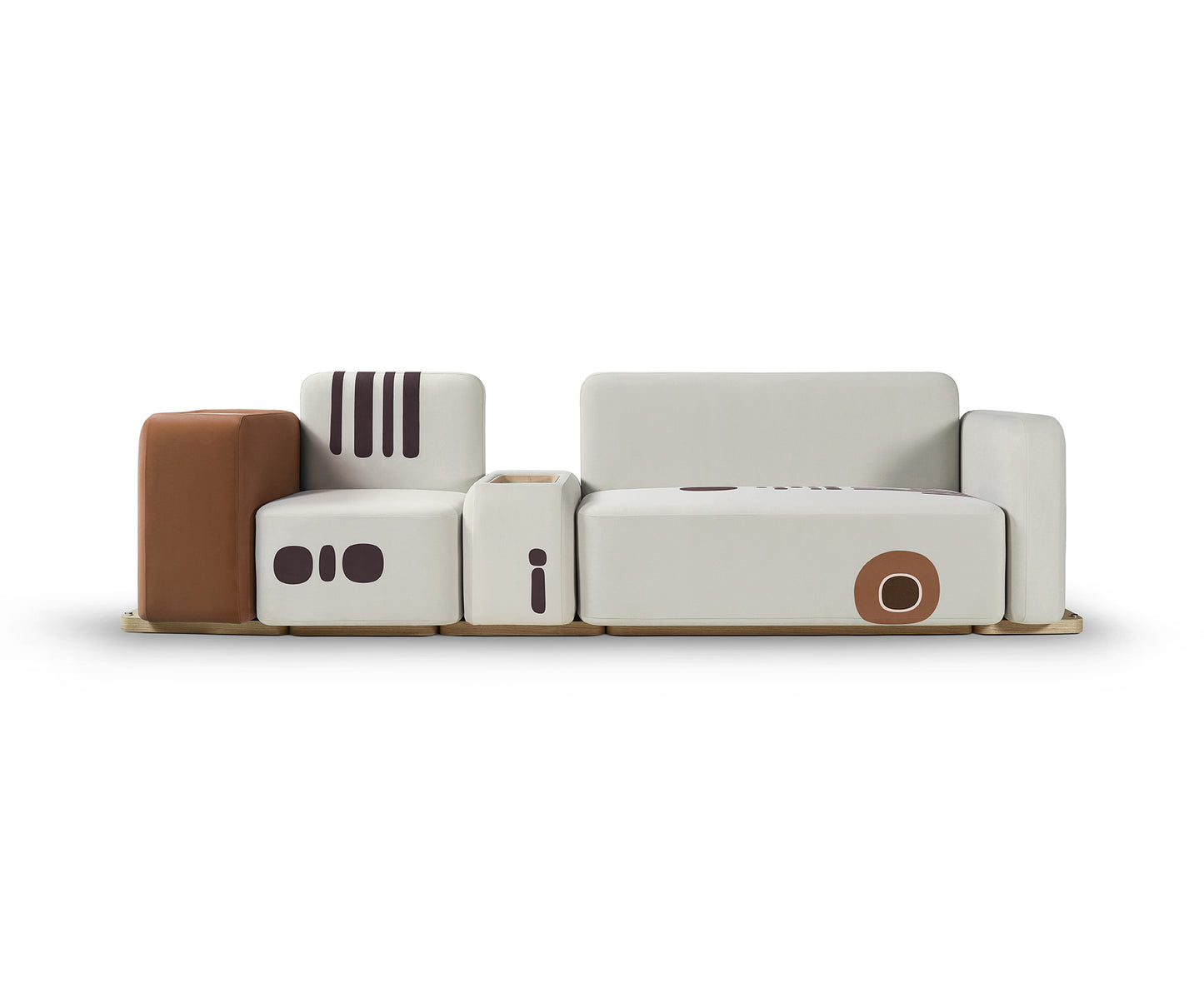 Modular 2 Seater Eyo Sofa, Beige