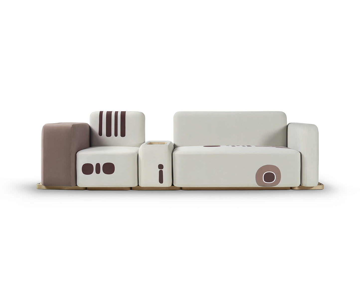 Modular 2 Seater Eyo Sofa, Neutral