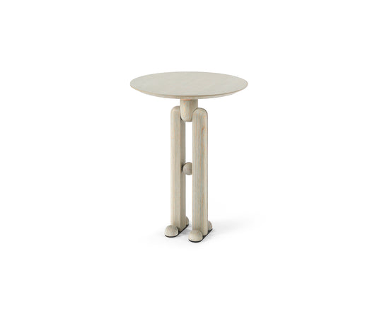 Oro Side Table, Aqua Distress