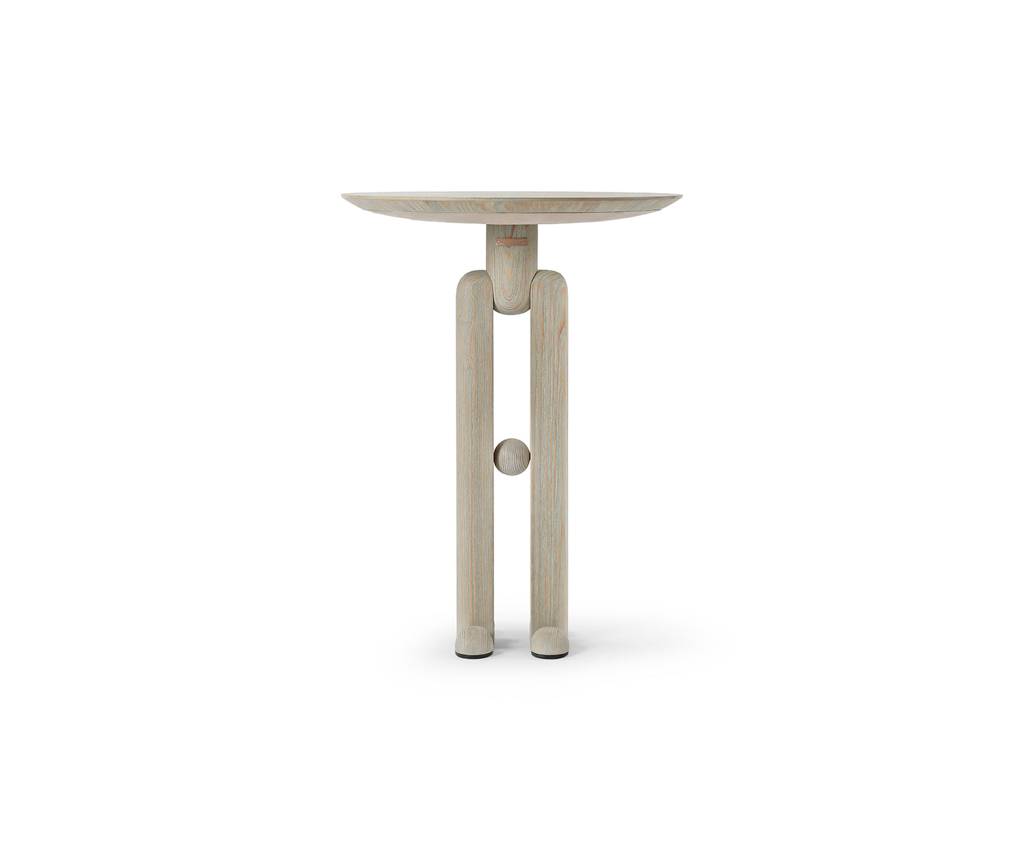 Oro Side Table, Aqua Distress