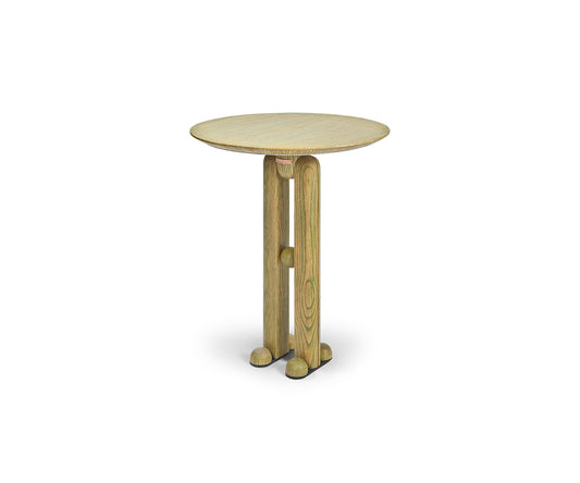 Oro Side Table, Distressed Green