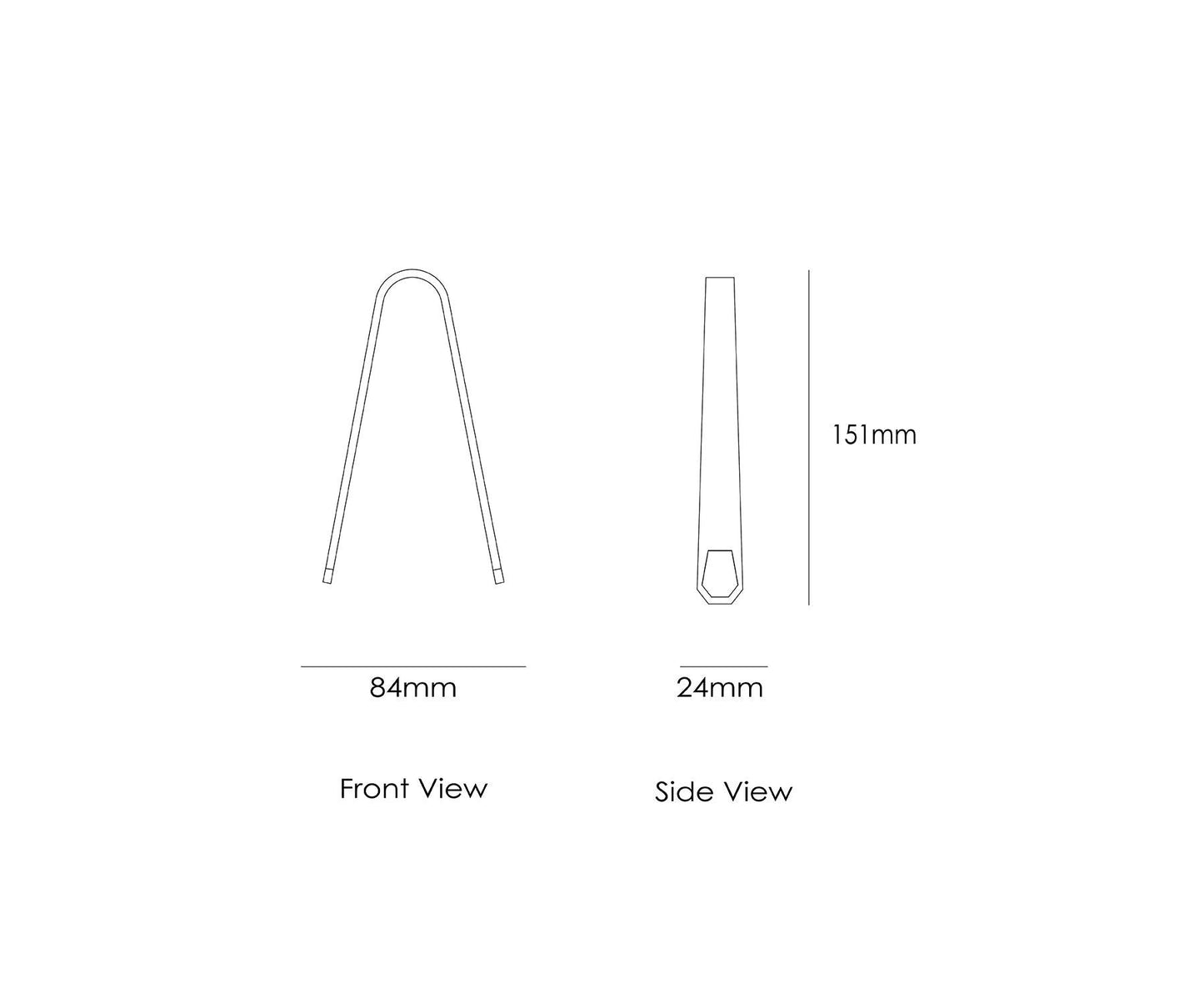 Stainless Steel Pica Ice Tongs