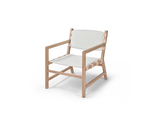 Sork Lounger Chair, Distressed Neutral