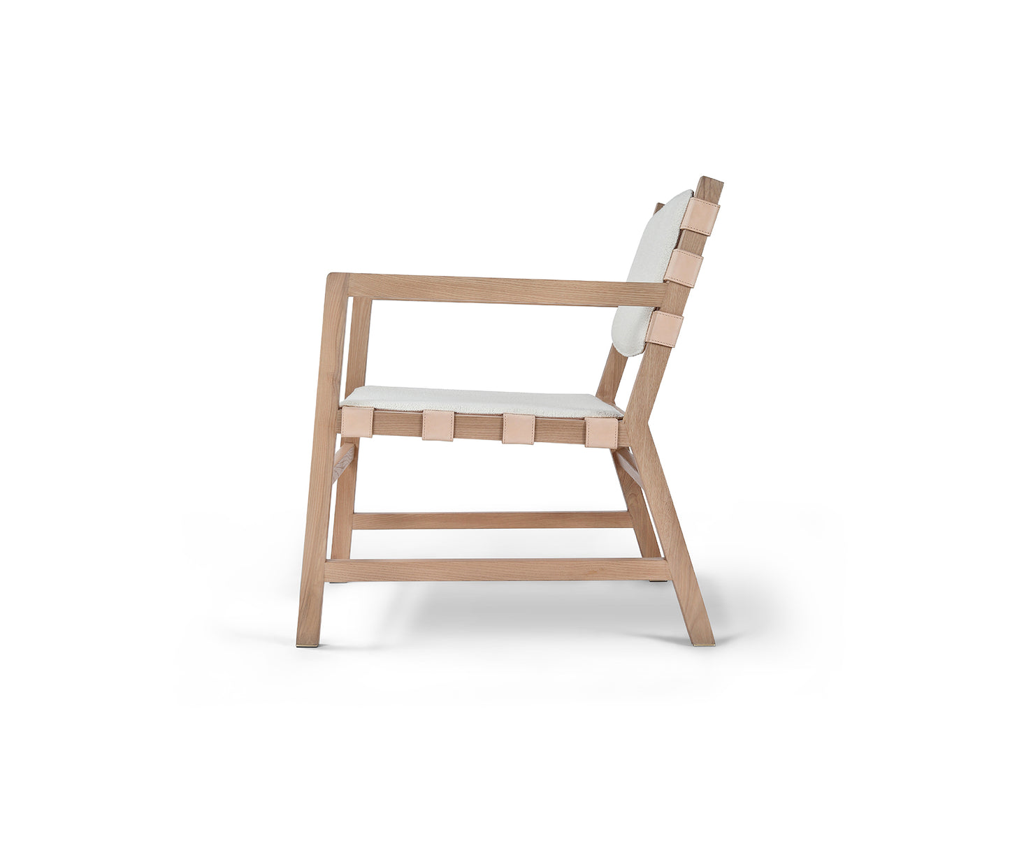Sork Lounger Chair, Distressed Neutral
