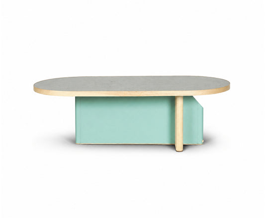 Tima Center Table, Aqua