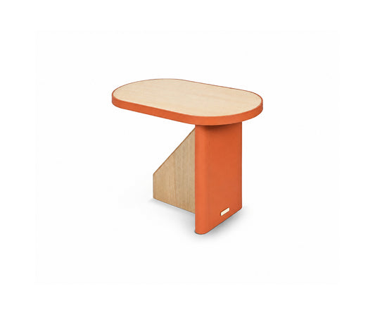 Tima Side Table, Rust