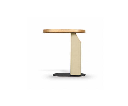 Tima Swan Side Table, Neutral