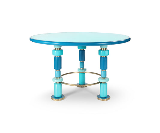 Tota Dining Table, Aqua