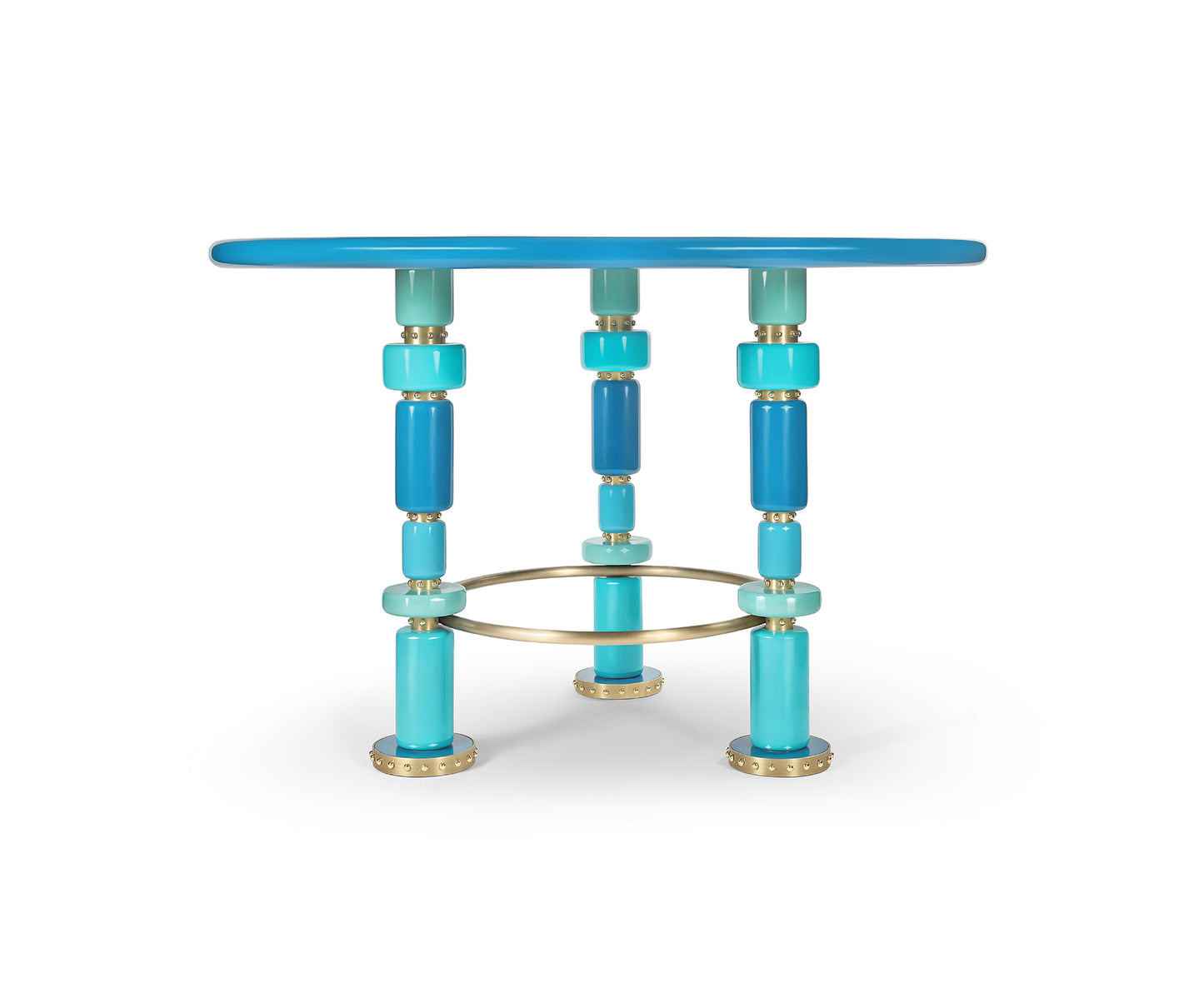 Tota Dining Table, Aqua