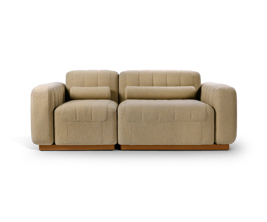 Tracey Modular 2 Seater Sofa, Beige 01