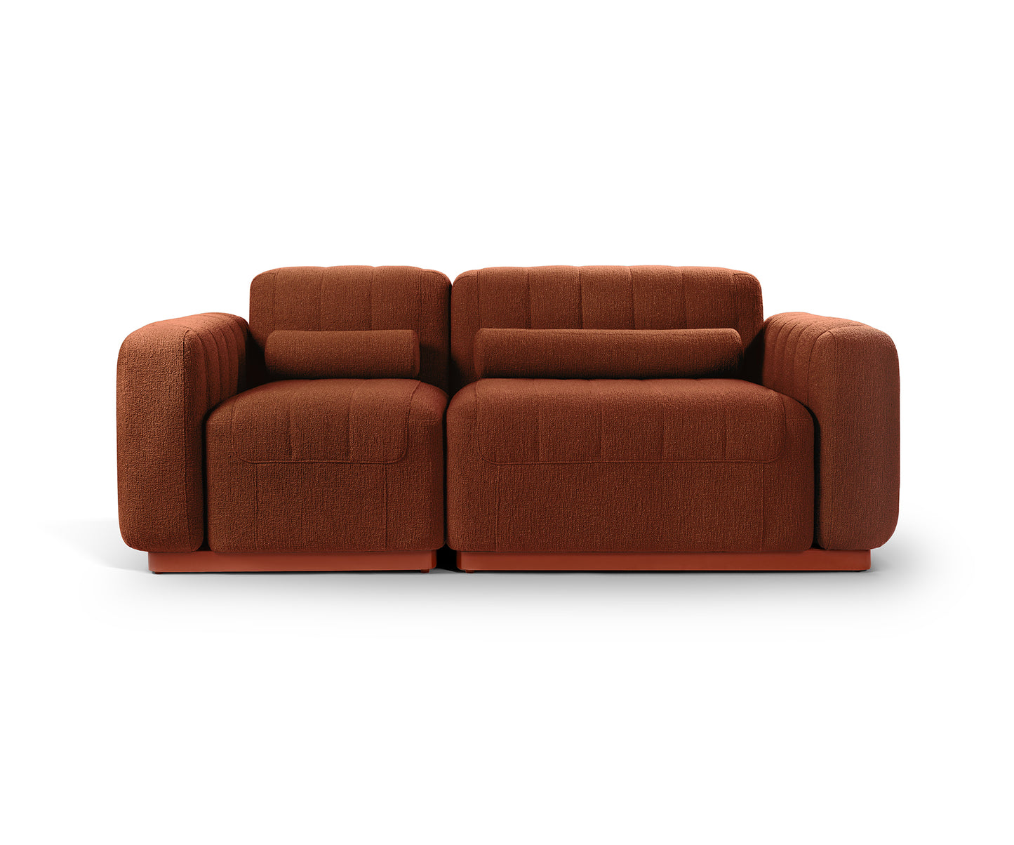 Tracey Modular 2 Seater Sofa, Rust 01