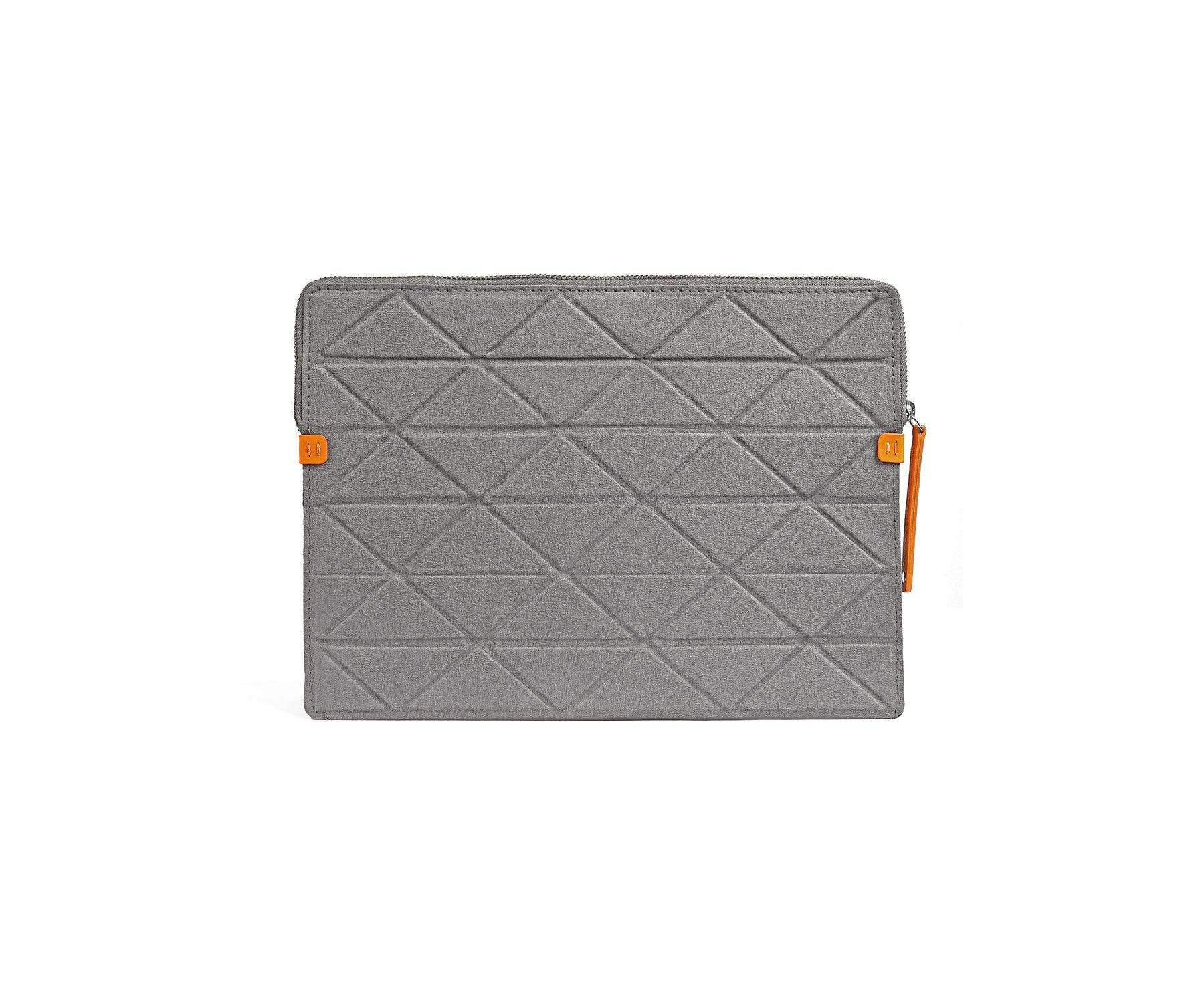 Buy Trigon Large Grey Sleeve Bag - Back View Image - Taamaa